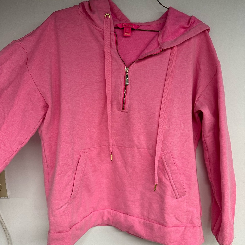 Lilly Pulitzer Pink Hoodie Sweater